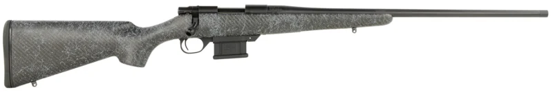 Howa M1500 308WIN bolt-action rifle with Howa Carbon Stalker barrel and gray webbing carbon-fiber wrapped stock