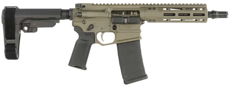 Cobalt Kinetics Pro Lite 300 Blackout 7.50in rifle with CK green receiver and SBA3 brace