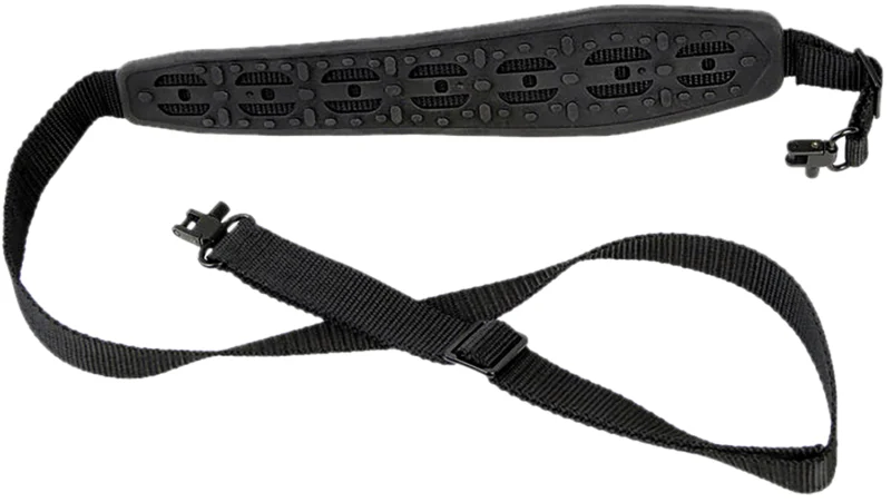 Bulldog Armor Molded Rifle Sling with deluxe locking swivels, black