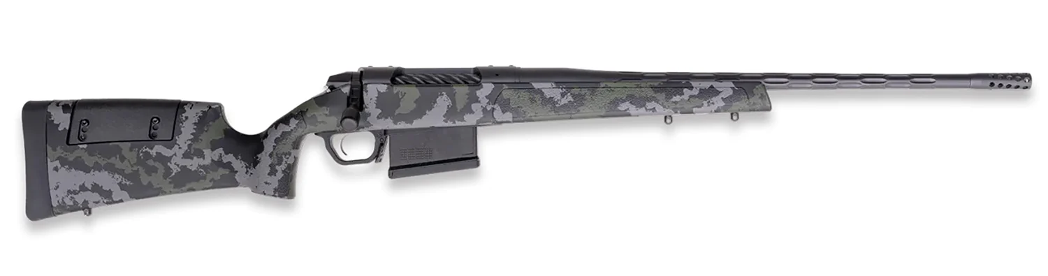 Weatherby 307 Range XP 2.0 25 Creedmoor 22in fluted barrel hand-painted green-grey stock