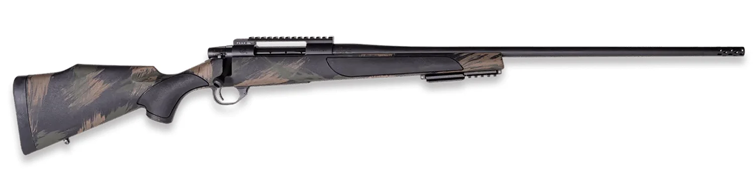 Weatherby Vanguard Black Hills 7mm PRC 24 in threaded rifle black green tan