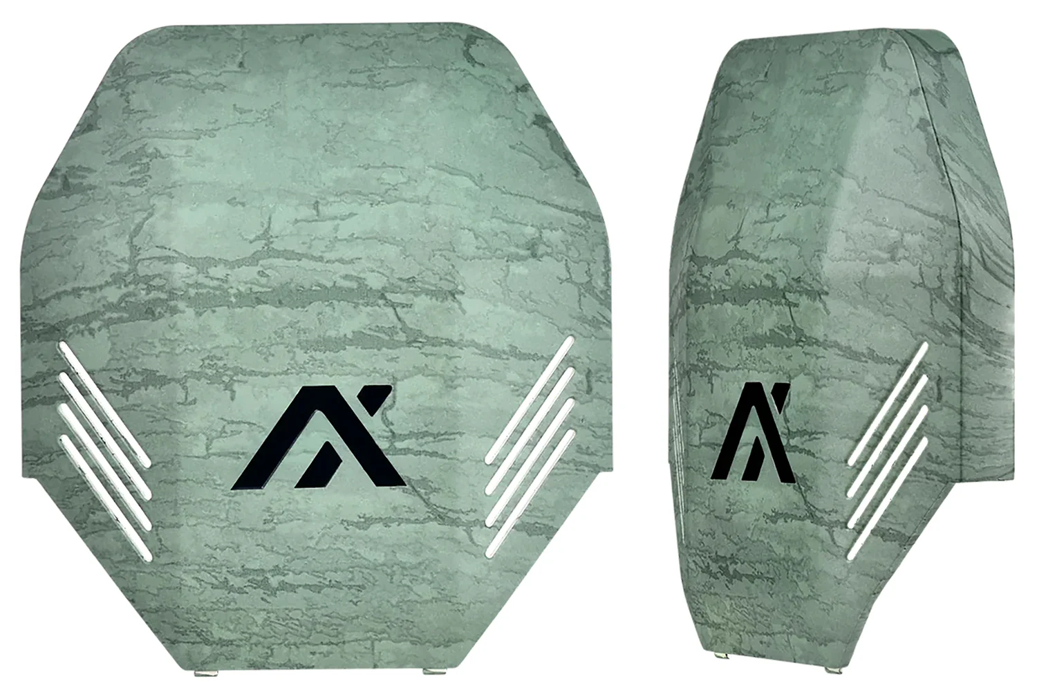 AXIL MX Plate slate green polymer over-the-head earmuff replacement plates