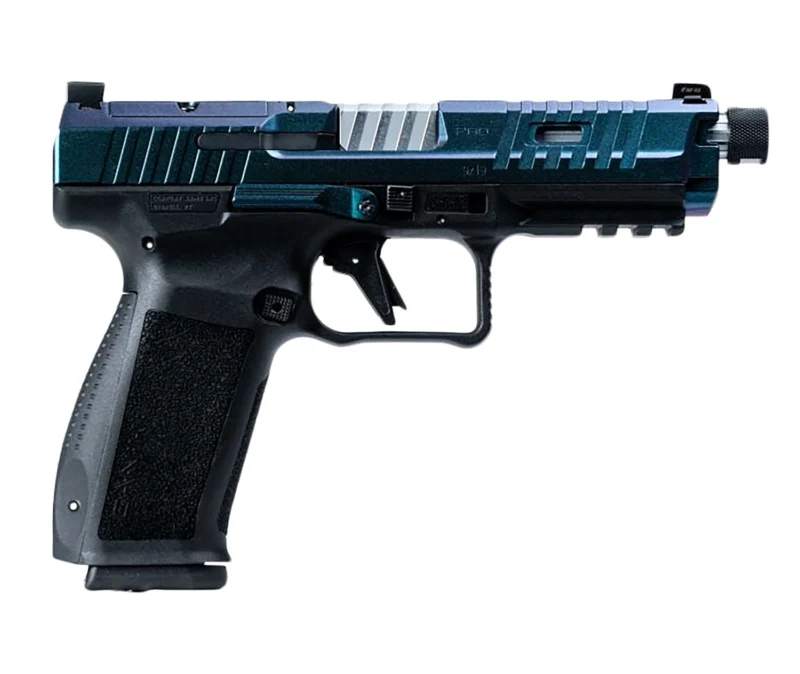 Canik Mete SFT Pro 9mm 5-inch gray and black semi-auto pistol