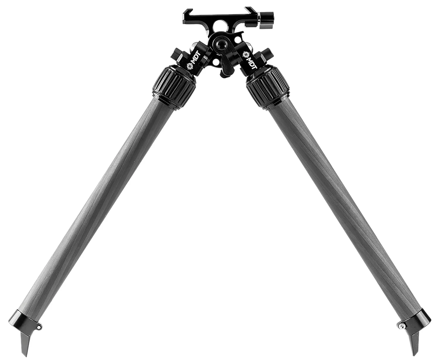 MDT Mountain Bipod 114703BLK, 2.70-15.80 in adjustable, carbon fiber and aluminum, black