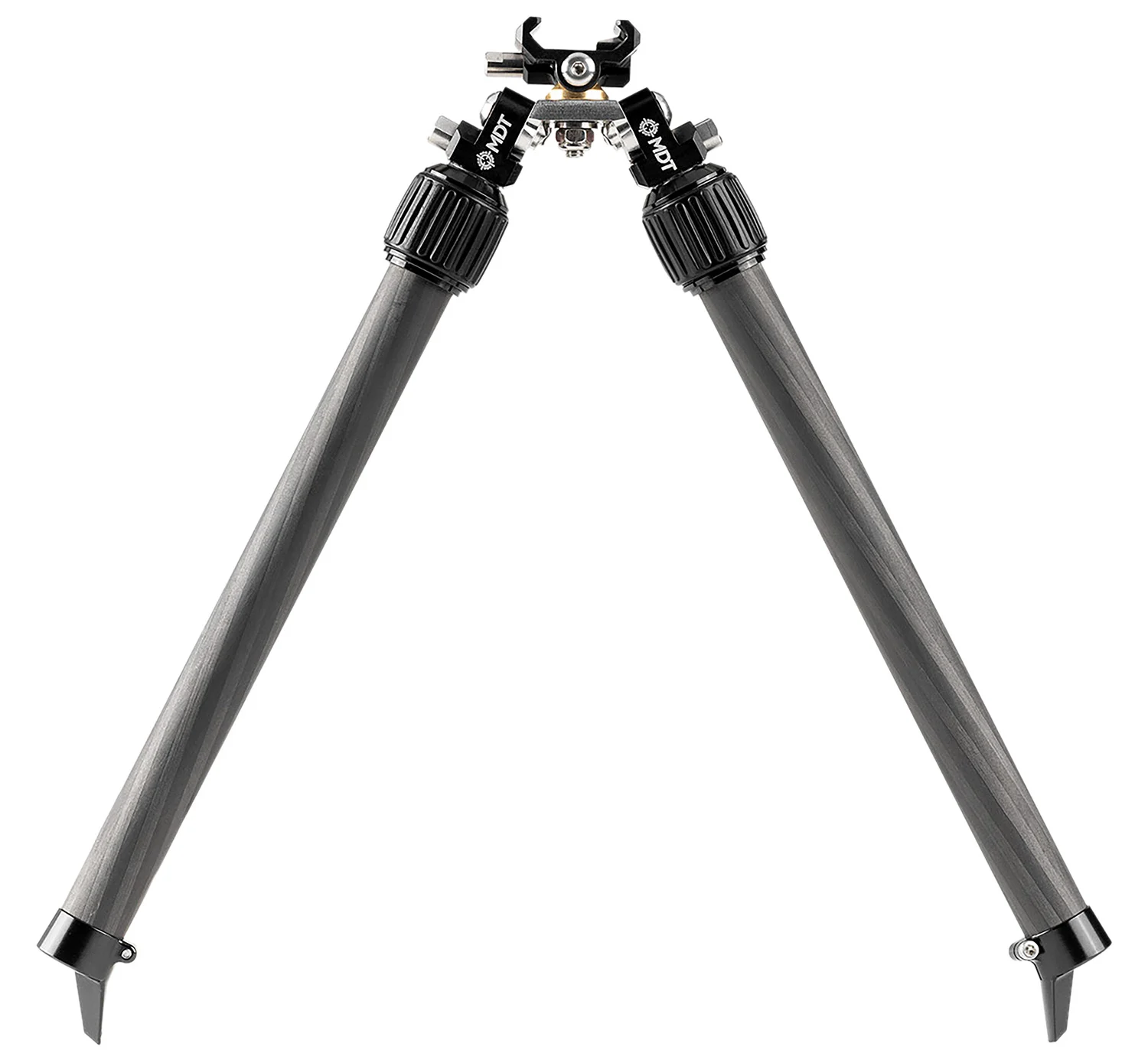 MDT BackCountry Bipod 114770BLK 7.50-14.30" Black Carbon Fiber and Aluminum