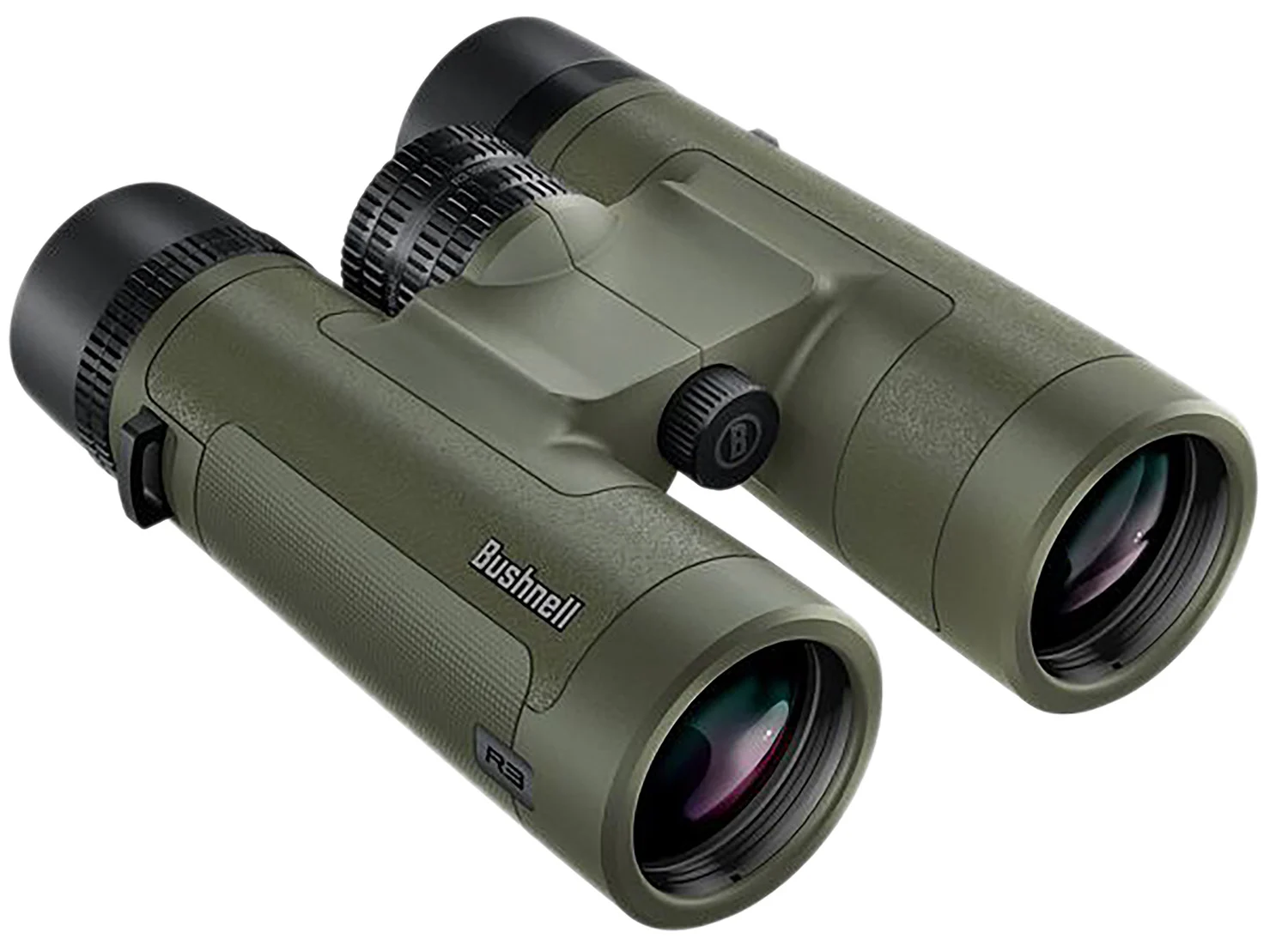 Bushnell R3 10x42 binoculars in Ranger Green with BaK-4 roof prism
