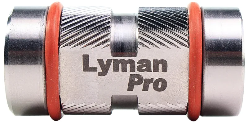 Lyman Pro Maximum Cartridge Gauge 9mm Luger stainless steel with O-rings and flats