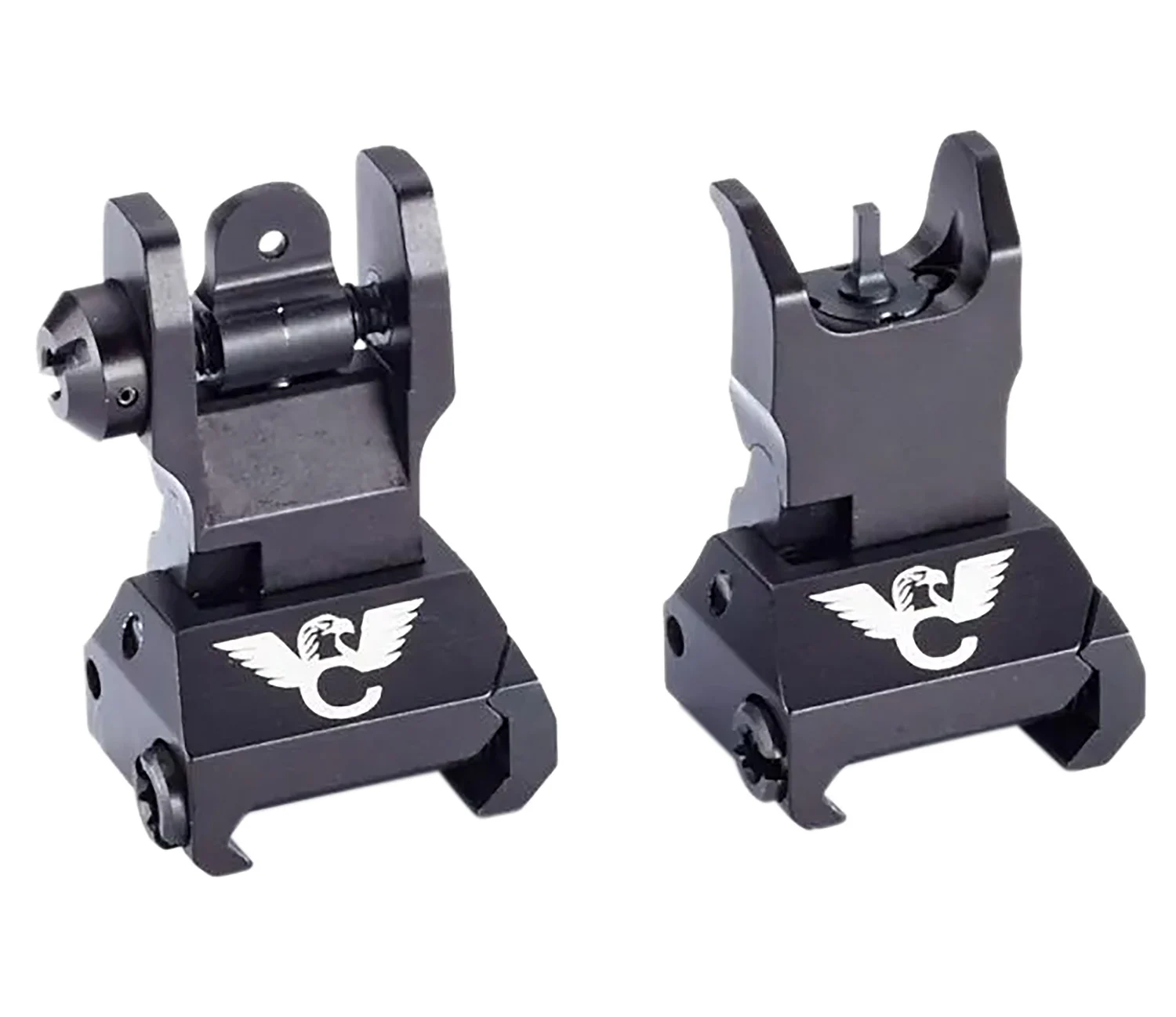 Wilson Combat TRBUS folding back-up sight set for AR-15/AR-10 Picatinny rails
