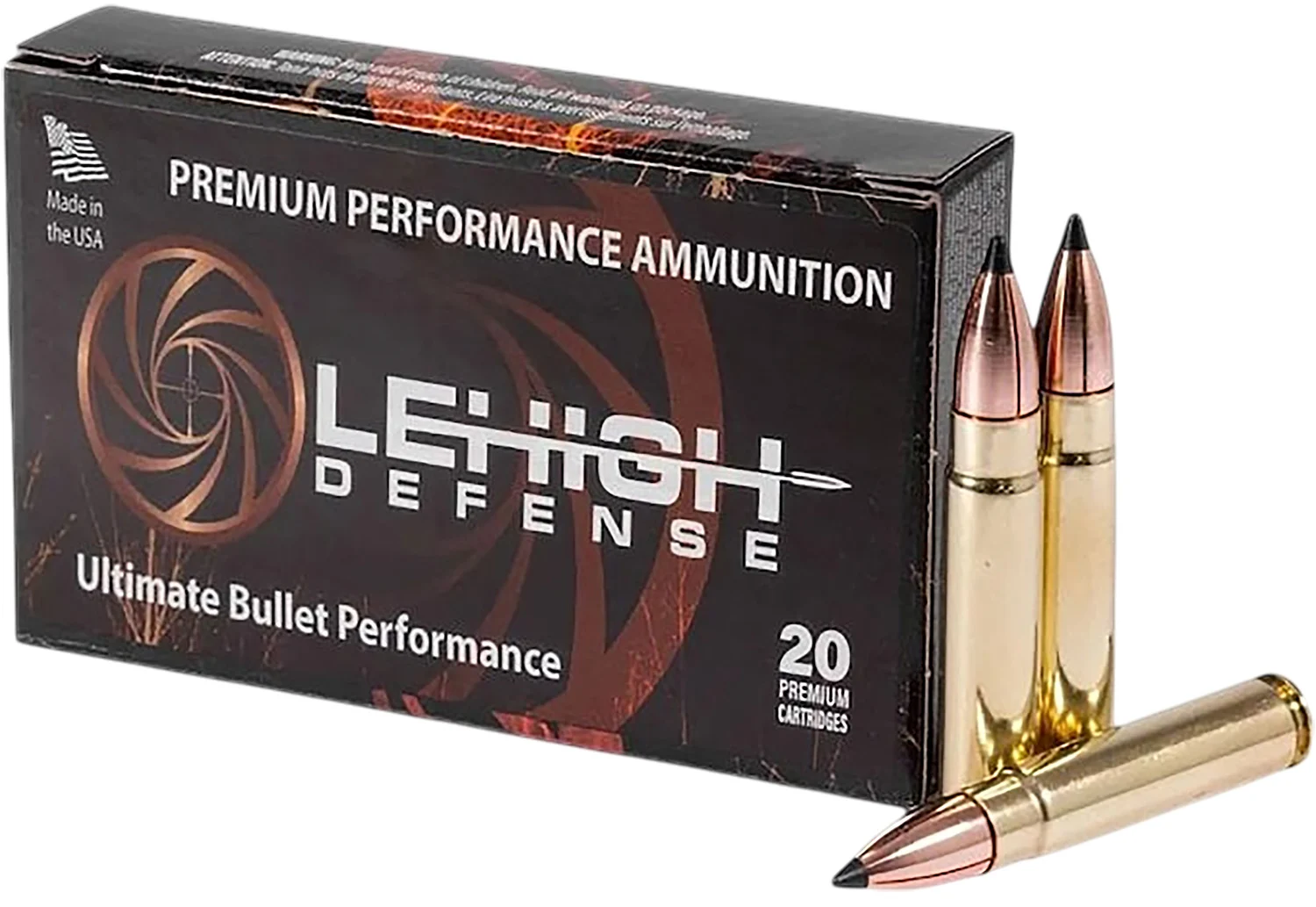Wilson Combat .300 HAMR 115 gr Tipped Maximum Expansion ammunition box and cartridges
