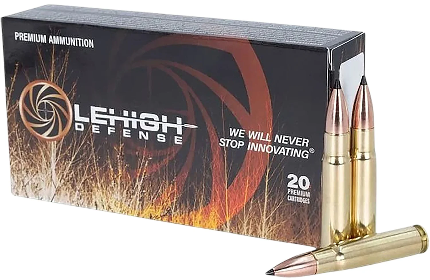 Wilson Combat 358 Win 180 gr Tipped Controlled Chaos ammunition box and cartridges