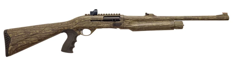 Silver Eagle Arms Alpha 2 12ga semi-auto shotgun 18.5in steel barrel fixed camo stock
