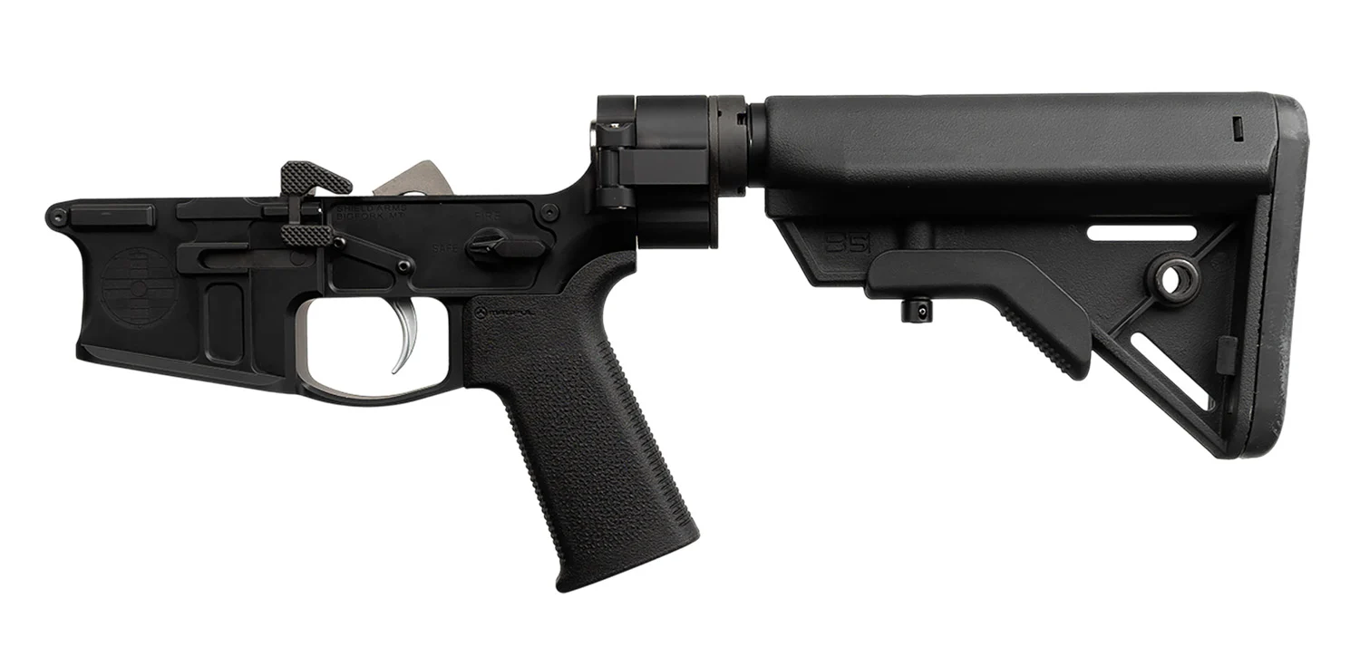 Shield Arms SA-15 folding lower receiver with B5 Bravo stock, black finish