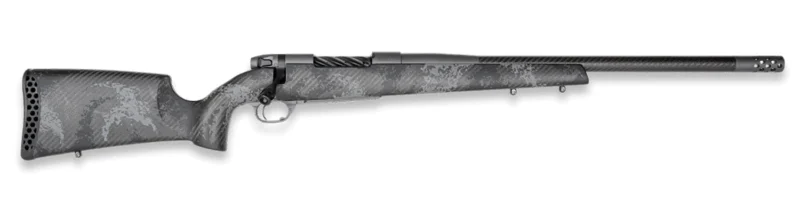 Weatherby Mark V Live Wild Carbon rifle with BSF carbon fiber barrel and Peak 44 carbon-fiber stock