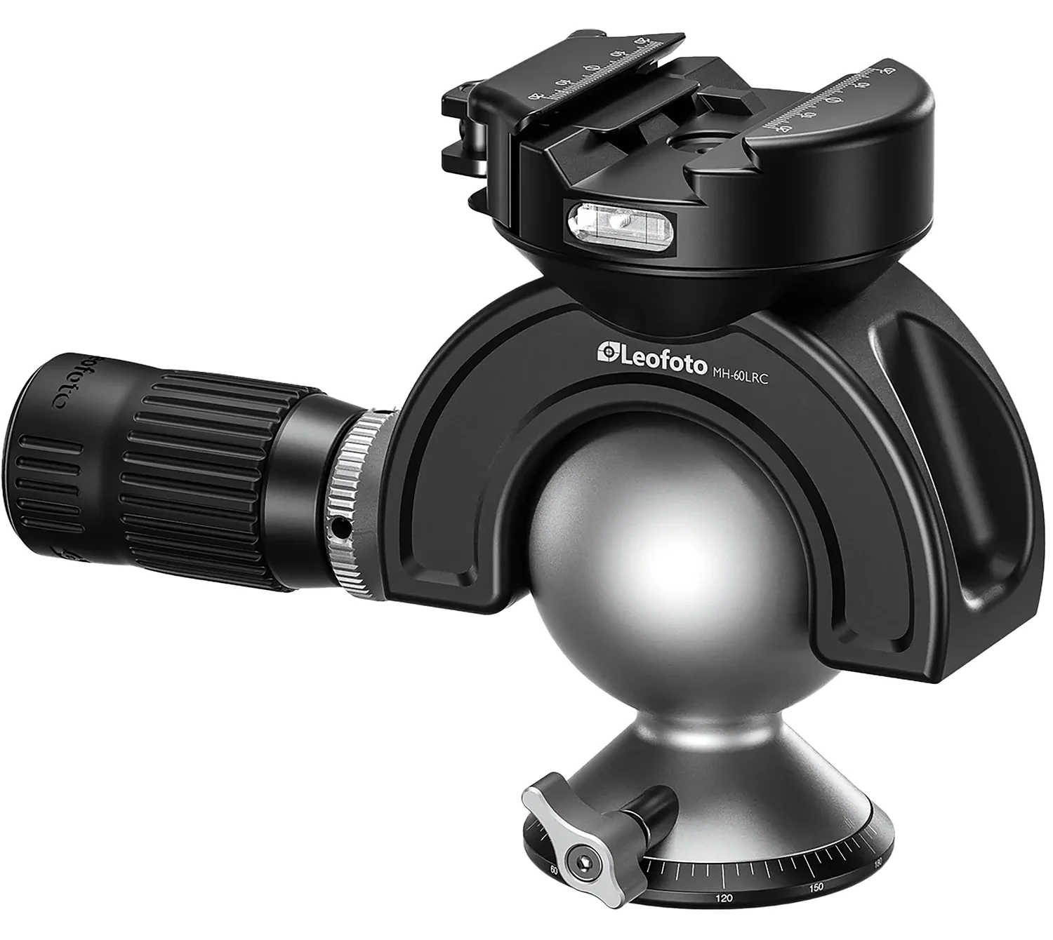 Leofoto MH-60LRC black ball head with throttle-style control