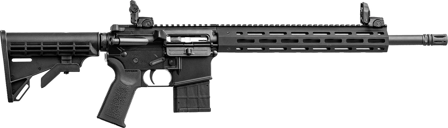 Tippmann Arms M4-22 Elite .22 WMR 16" rifle in matte black, side view