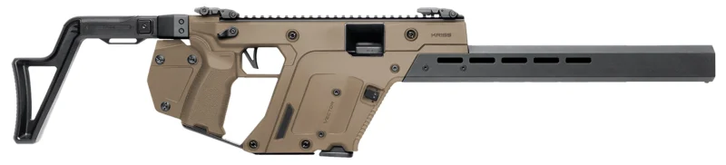 KRISS Vector CRB G3 9mm carbine, 16-inch barrel, Flat Dark Earth, side view