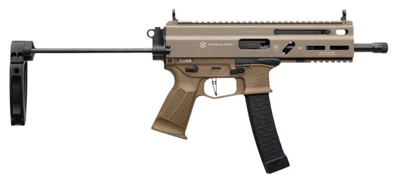 Grand Power SP9A1 Stribog 9mm carbine with 8-inch threaded barrel and M-LOK handguard