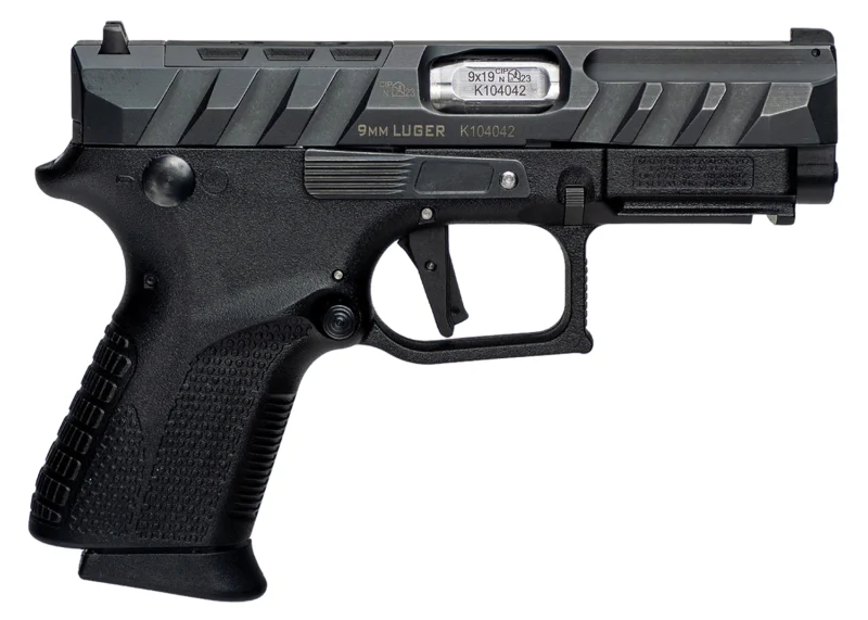 Global Ordnance Grand Power Q1S MK23 9mm compact pistol, black, optic-ready slide