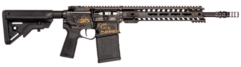 POF Rogue Jack Hammer limited edition .308 rifle with black and burnt bronze Cerakote finish
