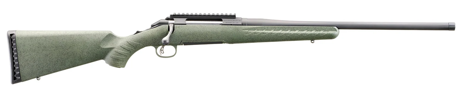 Glenfield Model A .270 Win 20in threaded barrel Moss Green Splatter stock