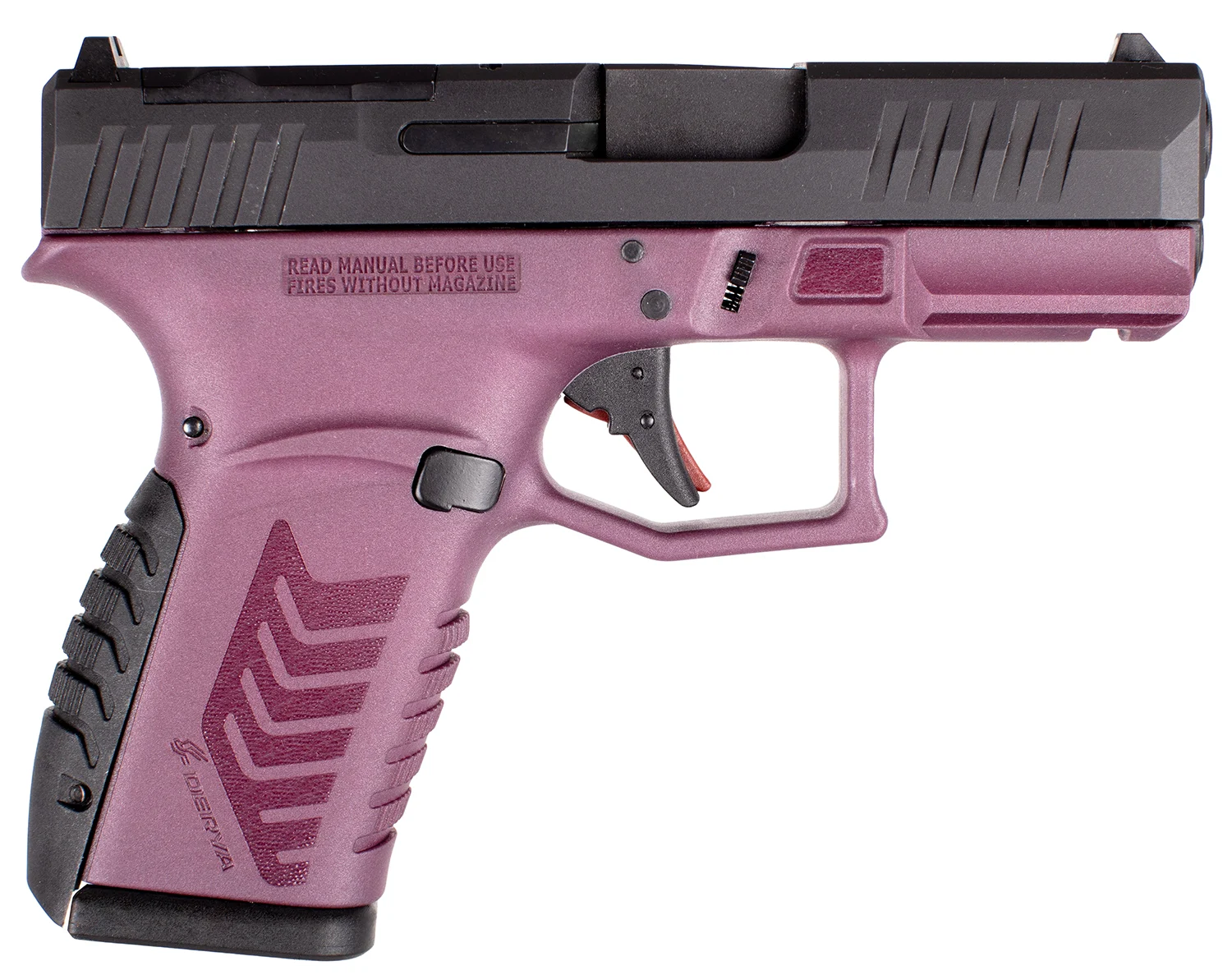 Derya DY9Z 9mm 3.50 inch Black Cherry polymer-frame pistol, optic-ready