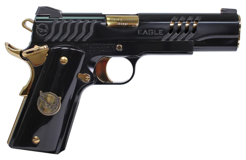 Iver Johnson Eagle Onyx G2 .45 ACP 5in 1911 polished PVD handgun