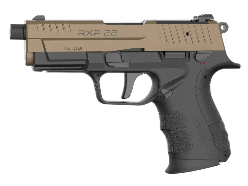 RETAY RXP22 semi-automatic handgun, 22 caliber, 10-round, black and FDE finish