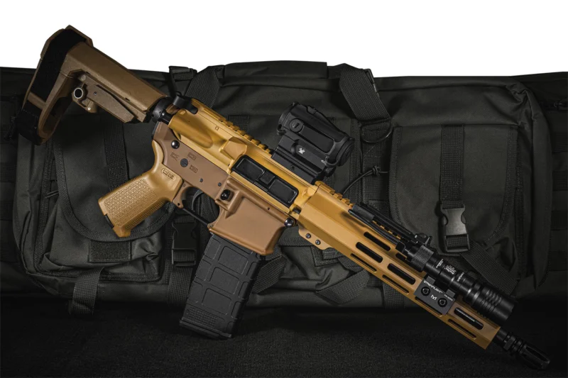 SHARK COAST TACTICAL SCC04045SUNB-P 556 10.5 30+1 two-tone tan semi-auto rifle