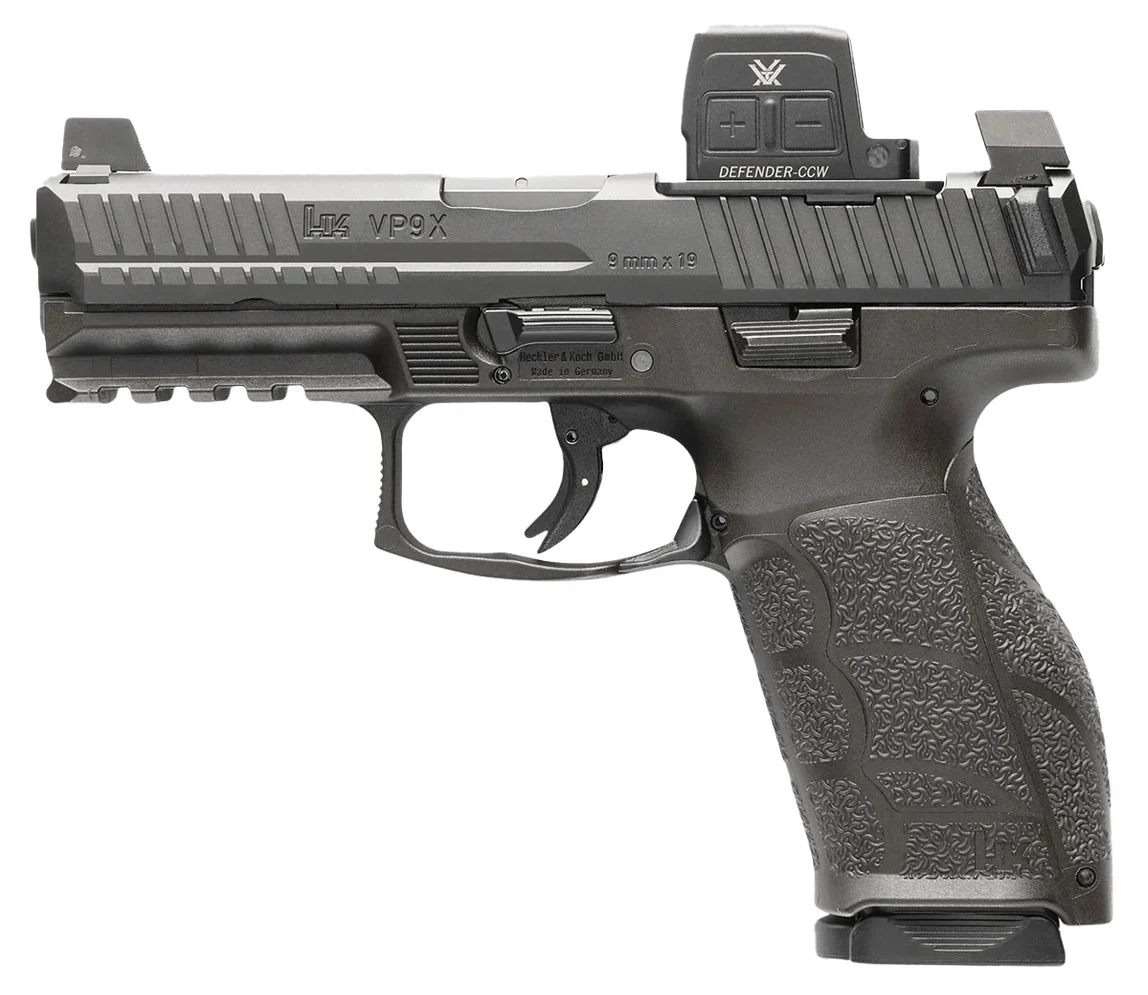 Heckler & Koch VP9A1 X 9mm pistol 4.09 inch barrel optics-ready tritium sights black
