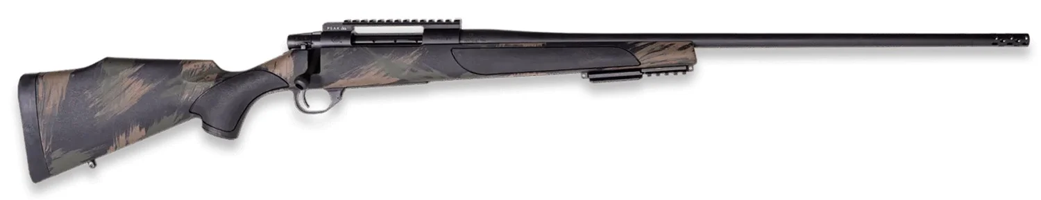 Weatherby Vanguard Black Hills .308 Win 18 in bolt-action rifle with black polymer stock and green tan finish