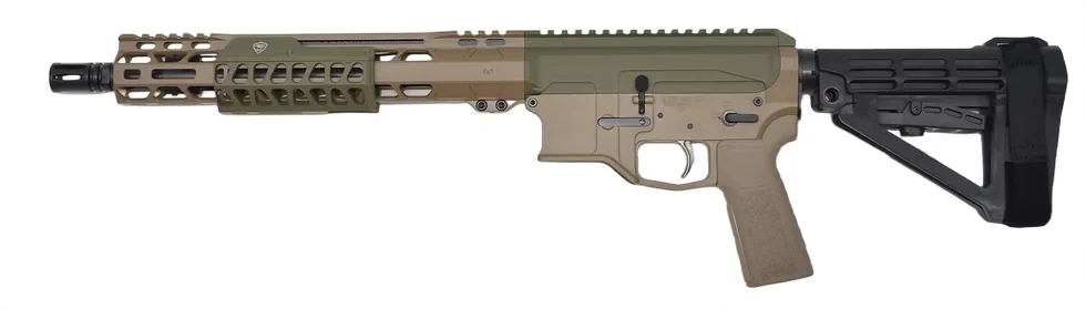 Bilson Arms BA-15FCP .300 AAC Blackout AR-style pistol FDE/SNPGRN