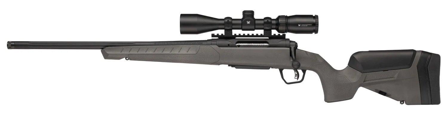 Savage 110 Trailblazer XP .350 Legend 18in left-hand flat dark gray synthetic stock Vortex 3-9x40