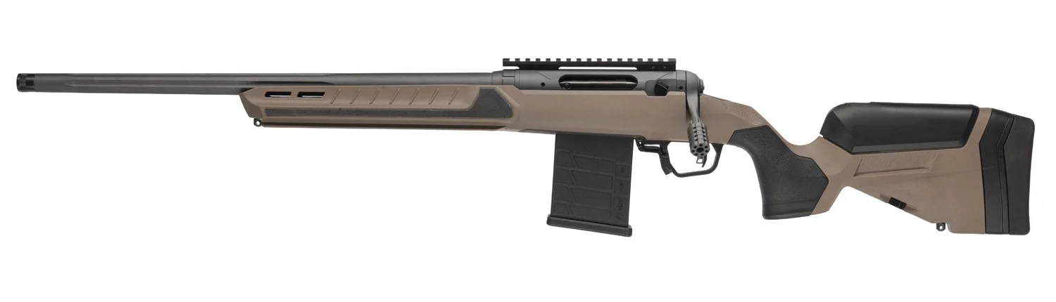Savage 110 Core Tactical 6.5 Creedmoor 20-inch left-hand rifle with coyote tan AccuStock