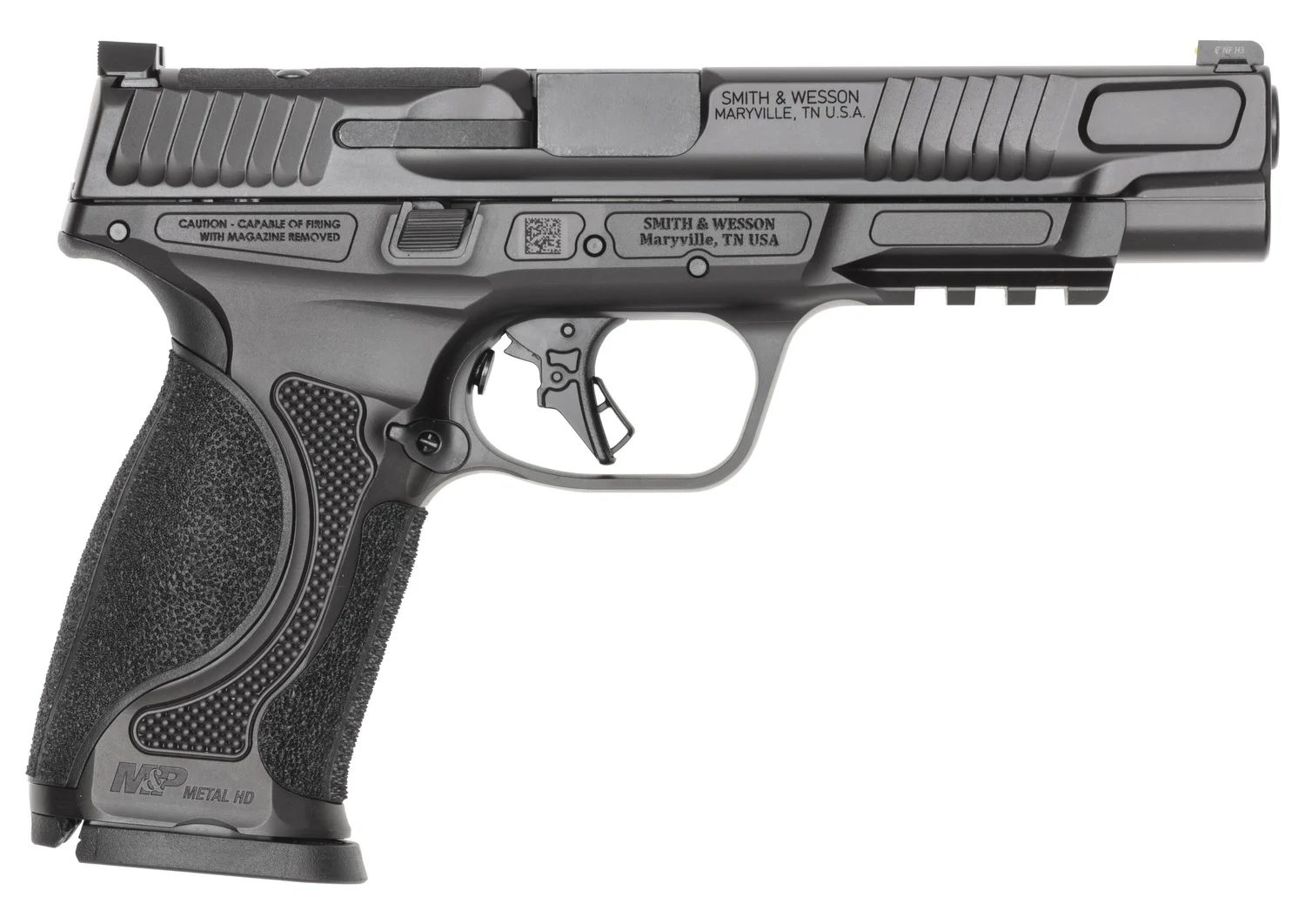 Smith & Wesson M&P9 M2.0 Metal HD 9mm 5-inch optic-ready black pistol