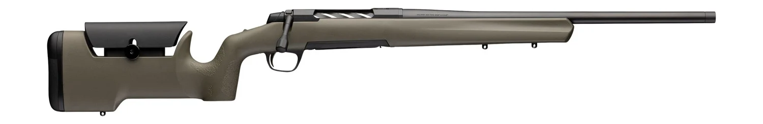 Browning X-Bolt 2 Max LR SPR 7mm PRC 22 inch heavy sporter threaded barrel OD Green/Black synthetic stock