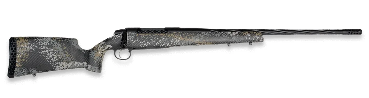 Weatherby Alpine ST Model 307 bolt-action rifle, 25 WBY RPM, 22in threaded fluted barrel