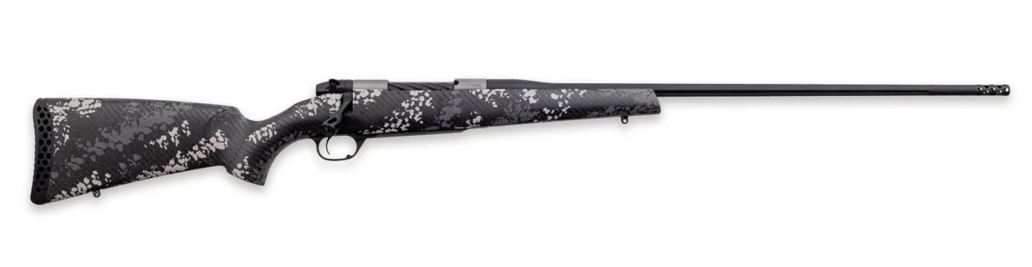 Weatherby Mark V Backcountry 2.0 Ti 338 WBY RPM 24-inch fluted threaded barrel titanium drilled receiver Fixed Peak 44 stock