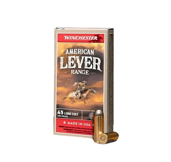 chester American Lever .45 Long Colt 250gr LFN 50rd Box Ammo