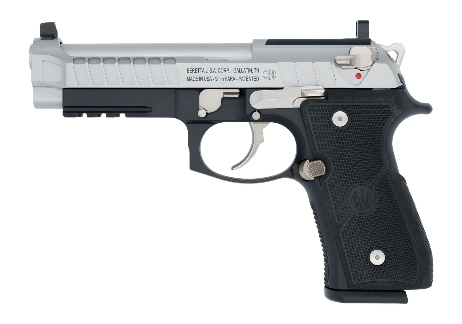 Langdon Tactical Tech Beretta 92 Elite 9mm 4.70 inch stainless barrel black Cerakote frame