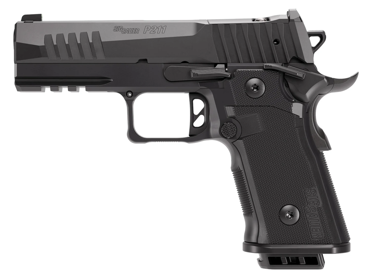 Sig Sauer P211 GT4 9mm 4.2in optic-ready pistol with G10 grips and stainless steel frame