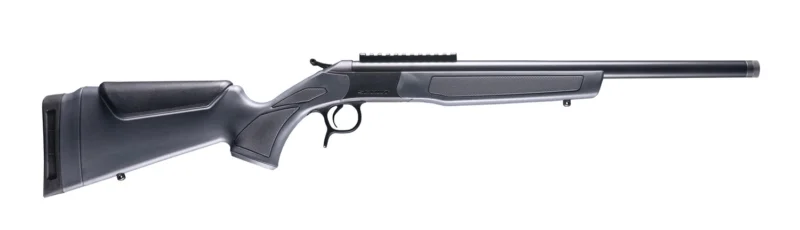 CVA Scout V3 .22 Creedmoor single-shot rifle with Stealth Gray synthetic stock