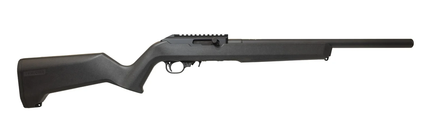 Franklin Armory F22 V .22 LR 18-inch integrally suppressed rifle in black with Magpul MOE X-22 stock