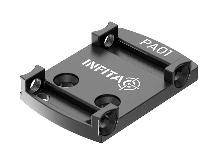 INFITAC PA01 pistol adapter for RMSc optics, machined AL7075-T6