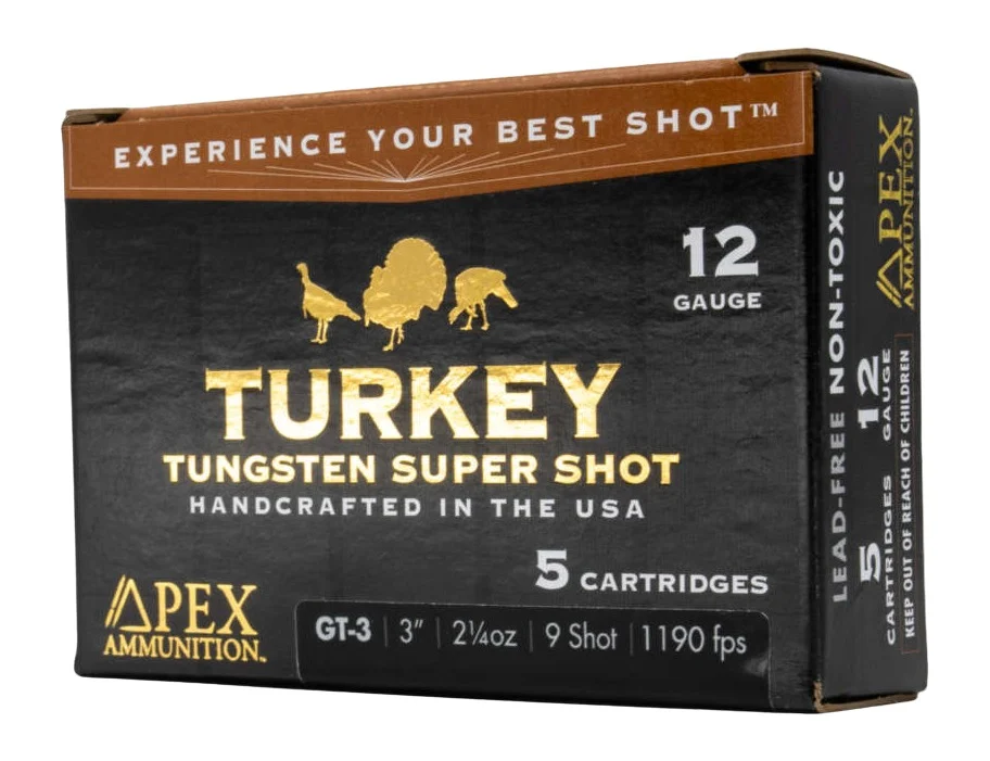 Apex Ammunition GT3-9 12ga 3in TSS #9 2-1-4oz 5rd box