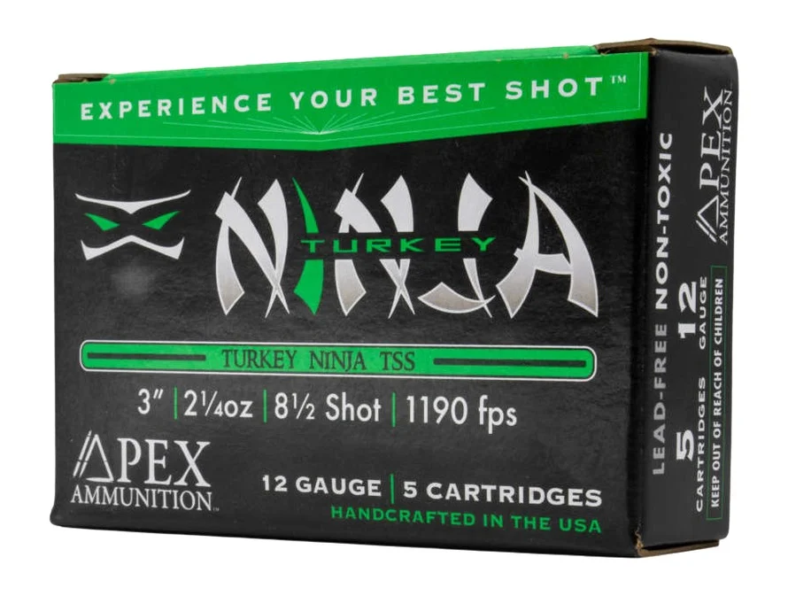 Apex Turkey TSS Ninja 12ga 3in 2-1/4oz 5rd box