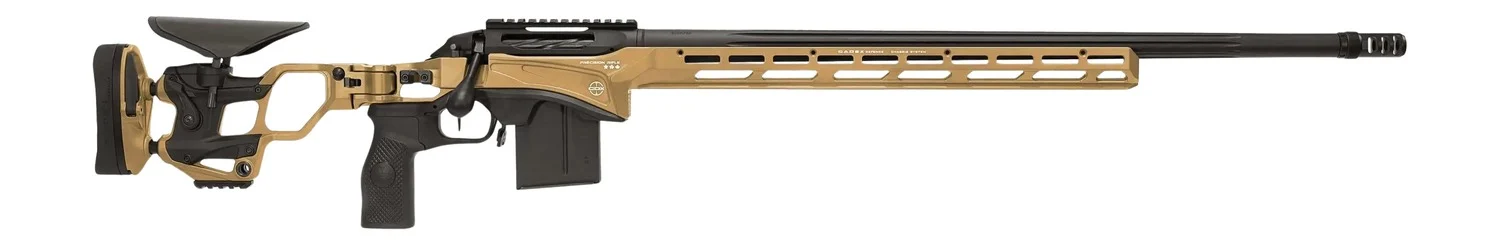 Cadex CDX-SS Seven S.T.A.R.S. Pro 6.5mm Creedmoor 26-inch rifle with hybrid tan receiver and M-LOK handguard