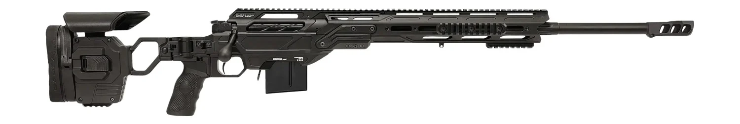 Cadex CDX-MC Kraken 6.5mm Creedmoor 24-inch bolt-action rifle, Black DLC