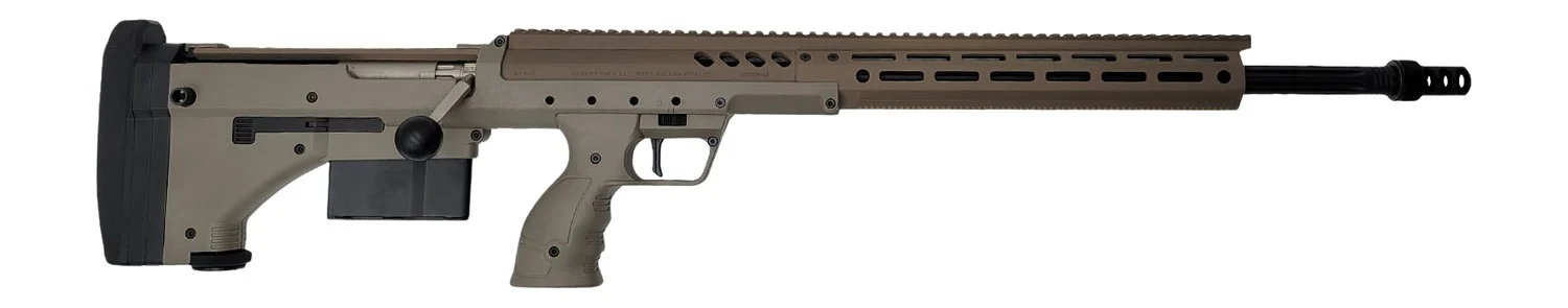 Desert Tech SRS M2 .338 Lapua Magnum 26" threaded barrel FDE aluminum chassis rifle