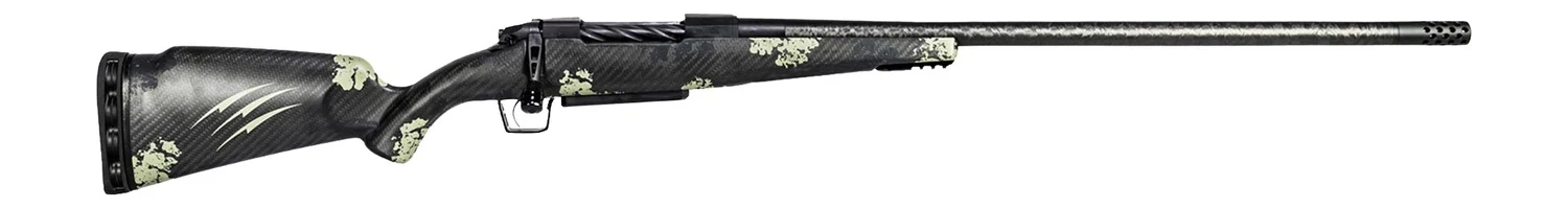 Fierce Firearms Rogue XP 6.5 PRC 20-inch bolt-action rifle with forest camo fixed stock