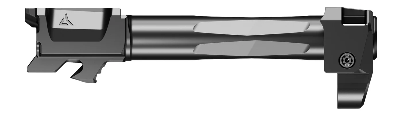 Radian Weapons Afterburner and Ramjet ported barrel and compensator for Glock 19/45 Gen6 in black